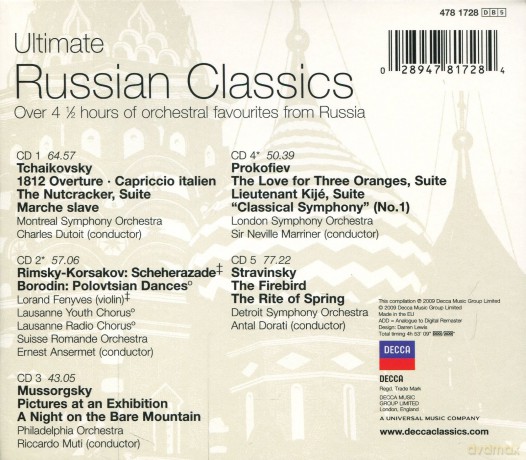 Various: Ultimate Russian Classics [5CD]