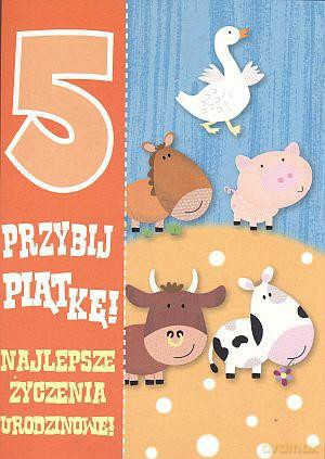 Karnet "Przybij piątkę! Najlepsze życzenia urodzinowe!" PP-1377