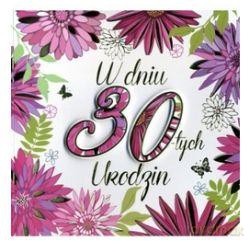 Karnet "W dniu 30-tych Urodzin" DK-223