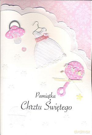 Karnet A5 HM-200-246 Pamiątka Chrztu Świętego