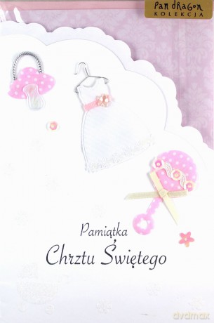 Karnet A5 HM-200-246 Pamiątka Chrztu Świętego
