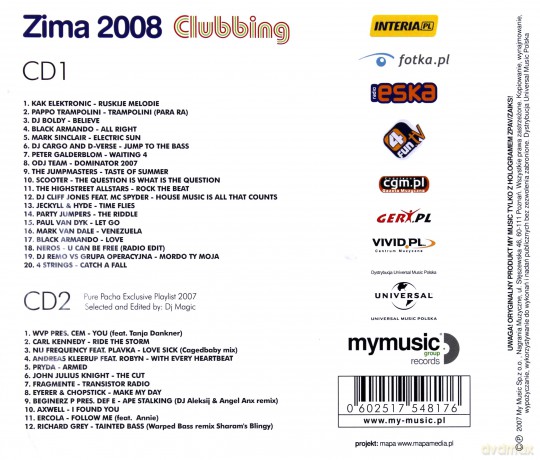 Zima 2008 W Rytmie Clubbing [2CD]