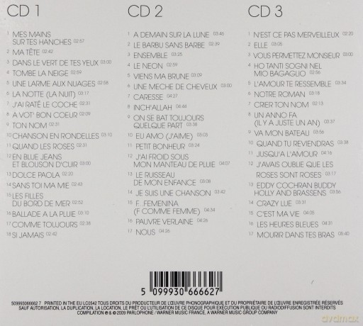 Salvatore Adamo: Best Of (Digipack) [3CD]