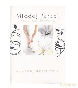 Karnet kukartka "Młodej Parze!" PQ-112