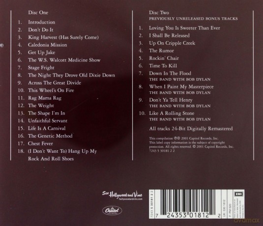 The Band: Rock Of Ages [2CD]
