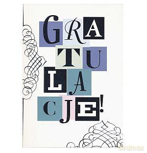 Karnet PP-1617 Gratulacje