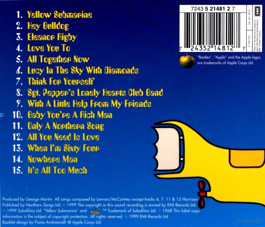 The Beatles: Yellow Submarine [CD]