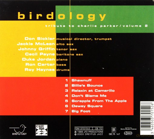 Birdology: A Tribute To Charlie Parker Vol.2 [CD]