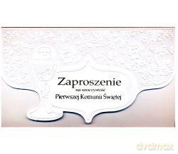 Karnet zaproszenie Komunia 5510