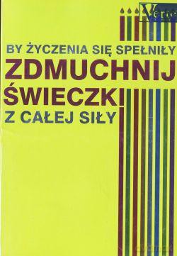 Karnet Złoty urodzinowy 2470
