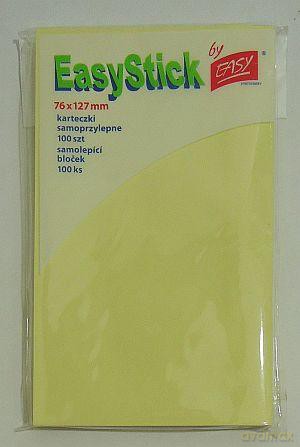 Karteczki samoprzylepne 76x127 mm żółte