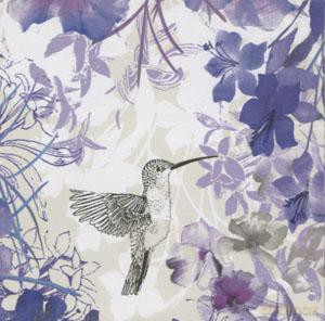 Karteczki zdobione Hummingbird