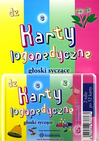 Karty logopedyczne. Głoski syczące [PUDEŁKO]+[KARTY]