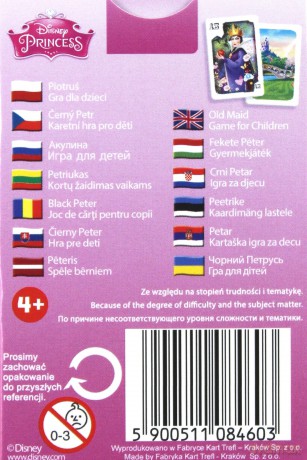 TREFL Karty Piotruś Princess