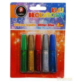 Klej brokatowy 6ml 5 kolorów