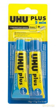 Klej szybkowiążący Plus 5 min 2x15ml