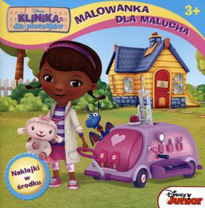 Klinika Dla Pluszaków Malowanka dla malucha z naklejkami [KSIĄŻKA]