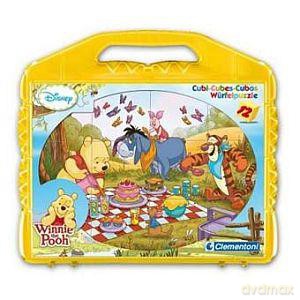 Klocki Cubes 12 elementów Kubuś Puchatek 41165