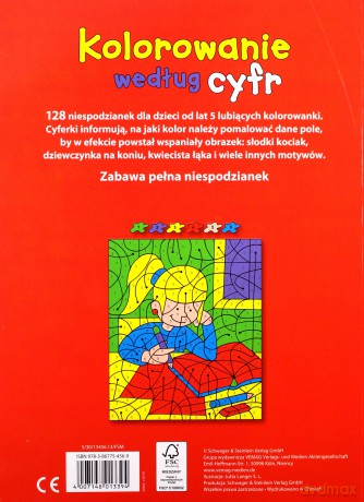 Kolorowanie według cyfr [KSIĄŻKA]