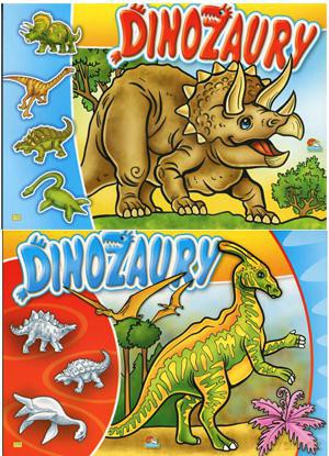 Kolorowanka Dinozaury [KSIĄŻKA]