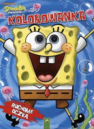 Kolorowanka Ruchome oczka Sponge Bob [KSIĄŻKA]