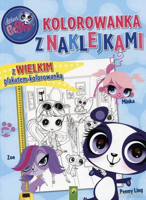Kolorowanka z naklejkami Littlest Petshop [KSIĄŻKA]