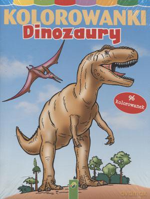 Kolorowanki dinozaury [KSIĄŻKA]