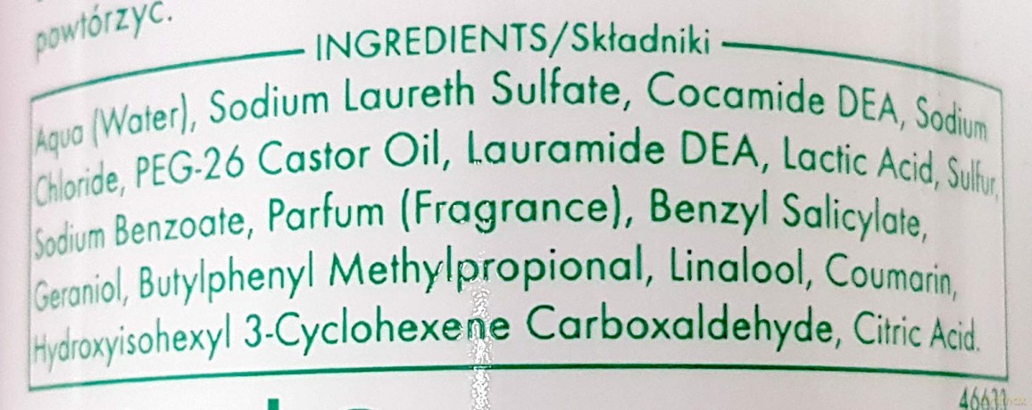 Ziaja Biosulfo Szampon przeciwłupieżowy [KOSMETYKI]