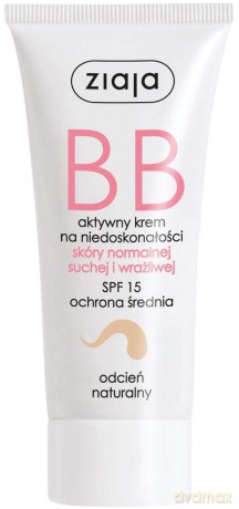 Ziaja Krem BB do Cery Normalnej odcień Naturalny 50 ml [KOSMETYKI]