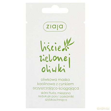 Ziaja Liście Oliwki Maska Kaolinowa /20 szaszetek/ [KOSMETYKI]