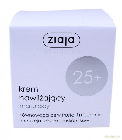 Ziaja Seria Pielęgnacyjna Krem nawilżający matujacy 25+ [KOSMETYKI]