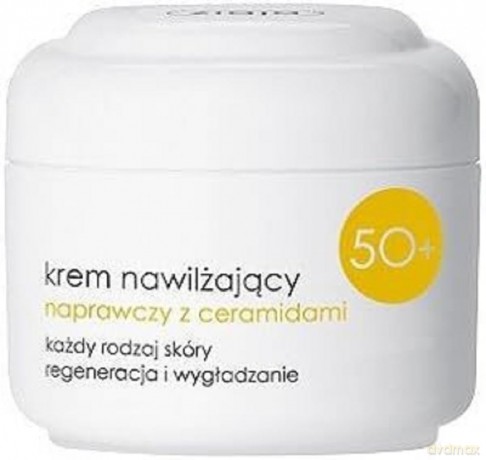 Ziaja Seria Pielęgnacyjna Krem nawilżający naprawczy z ceramidami 50+ [KOSMETYKI]