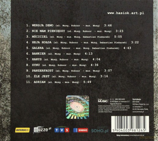 Hasiok: Znak Niepokoju (digipack) [CD]