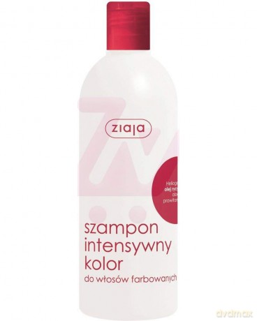 Ziaja Szampon intensywny Kolor Olej Rycynowy 400ml [KOSMETYKI]