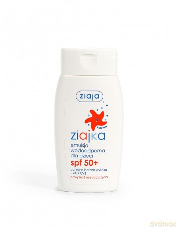 Ziaja Ziajka słoneczna emulsja wodoodporna dla dzieci SPF 50+ [KOSMETYKI]