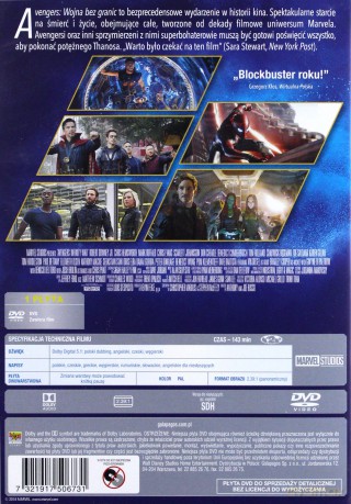 Avengers: Wojna bez granic [DVD]
