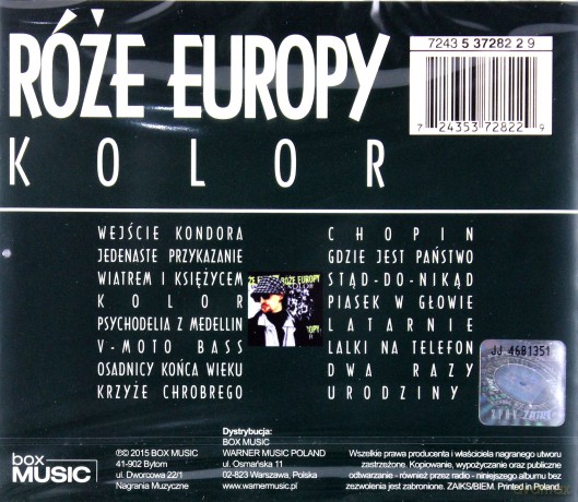Róże Europy: Kolor [CD]