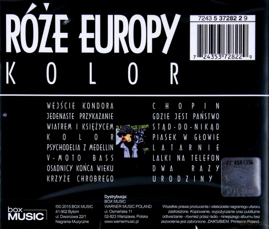 Róże Europy: Kolor [CD]