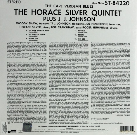Horace Silver: The Cape Verdean Blues [Winyl]