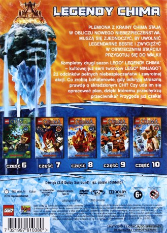 LEGO Chima Kompletna kolekcja 2 część 6-10 [5DVD]