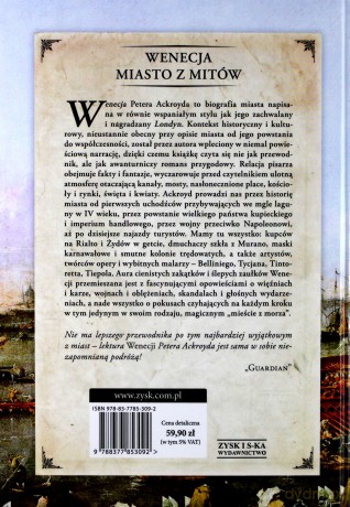 Wenecja. Biografia - Ackroyd Peter [KSIĄŻKA]