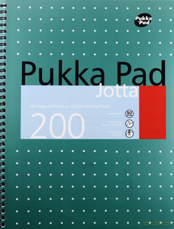 Kołozeszyt A4/200 kartek w linię Jotta Metalic