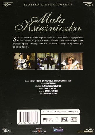 Mała księżniczka (1939) [DVD]