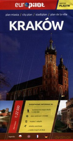 Kraków plan miasta skala 1:22 500 [KSIĄŻKA]
