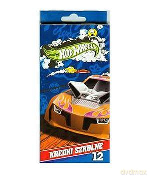 Kredki 12 kolorów 18 cm trójkątne Hot Wheels