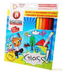Kredki 12 kolorów Glass