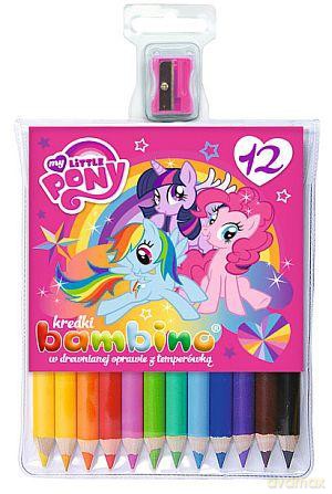 Kredki 12 kolorów w drewnie My Little Pony