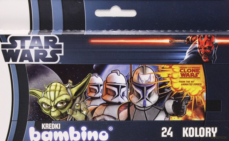Kredki 24 kolory Clone Wars