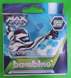 Kredki Bambino 12 kolorów Max Steel