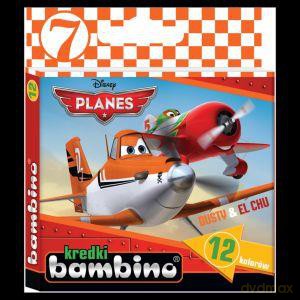 Kredki Bambino 12 kolorów Planes